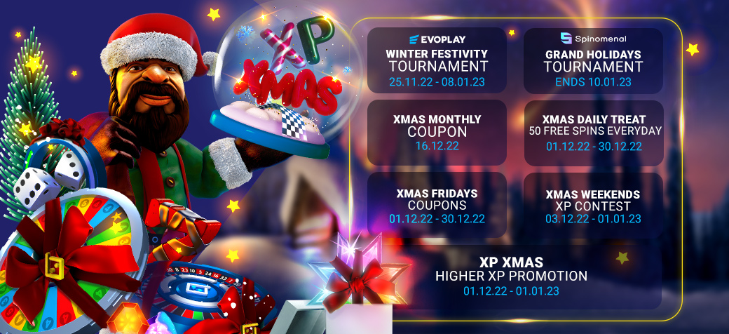 Enjoy our Advent Promos Dedicated to Christmas Slots & Casino Games